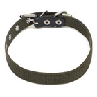Ошейник брезентовый однослойный, 50×2 см, ОШ 25-35 см, хаки - Фото 3