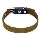 Ошейник брезентовый двухслойный, 50×2 см, ОШ 25-35 см, хаки - Фото 3