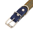 Ошейник брезентовый двухслойный, 50×2 см, ОШ 25-35 см, хаки - Фото 5