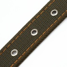 Ошейник брезентовый двухслойный, 72×3.5 см, ОШ 45-60 см, хаки - Фото 8