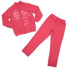 Комплект для девочки (куртка, брюки), рост 116 см, цвет коралловый Л533_Д - Фото 1