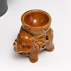 Аромалампа для эфирных масел «Слоненок», керамика, глянец, 9×9.5×6 см, МИКС - Фото 5