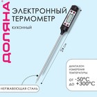 Термометр (термощуп) для пищи электронный на батарейках Доляна, в коробке - фото 8488207