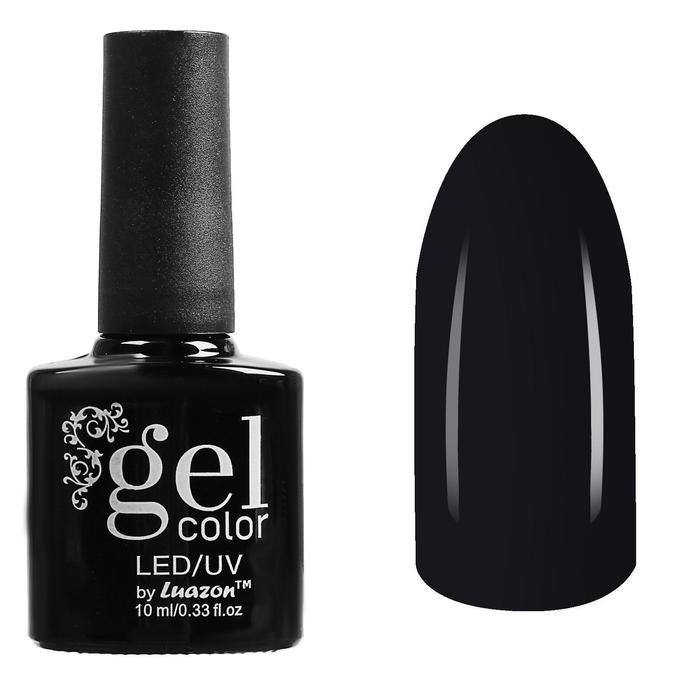 Гель-лак для ногтей трёхфазный LED/UV, 10 мл, цвет В2-057 черный - Фото 1