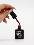 Гель-лак для ногтей «Термо», с блёстками, 10 мл, LED/UV, А2-063 бордово-розовый  (артикул 1442812)  большой выбор товаров оптом и в розницу по низким ценам с доставкой