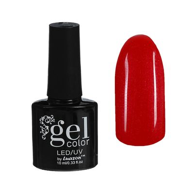 Гель-лак для ногтей трёхфазный LED/UV, 10мл, цвет В2-071 алый перламутровый