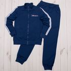 Комплект для девочки (куртка, брюки), рост 146 см, цвет тёмно-синий Л483_Д - Фото 1
