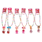 Набор детский «Выбражулька» 2 предмета: кулон, браслет, куколки, МИКС - Фото 2