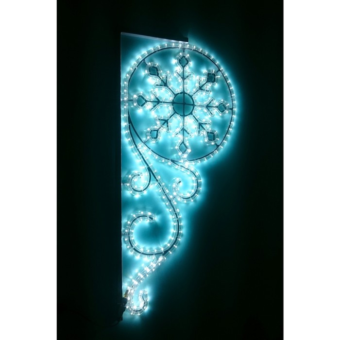Светодиодная консоль «Снежинка», 50 × 100 × 5 см, 40 Вт, 220 В - Фото 1