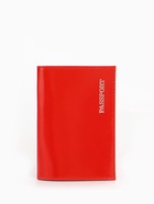 Обложка для паспорта, тиснение фольгой, гладкая, красная - Фото 2