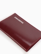 Обложка для паспорта, тиснение фольгой, гладкая, бордовая - Фото 3