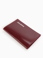 Обложка для паспорта, тиснение фольгой, гладкая, бордовая - Фото 4