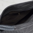 Сумка женская на молнии, отдел с перегородкой, наружный карман, цвет серый - Фото 3