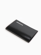 Обложка для паспорта, гладкая, натуральная кожа, тиснение фольгой, чёрная - Фото 4