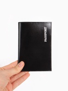Обложка для паспорта, гладкая, натуральная кожа, тиснение фольгой, чёрная - Фото 5