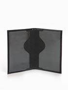 Обложка для паспорта, гладкая, натуральная кожа, тиснение фольгой, чёрная - Фото 6