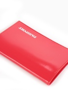 Обложка для паспорта, натуральная кожа, тиснение, розовая - Фото 3