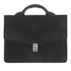 Портфель деловой 350×260×100 мм, текстильный, 2 отделения «Ладога» комбинированный чёрный 1С112 - Фото 1