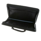 Папка с ручками текстильная, А4, 365 х 260 х 50 мм, 1С13 "Луга", каркасная, серая - Фото 3