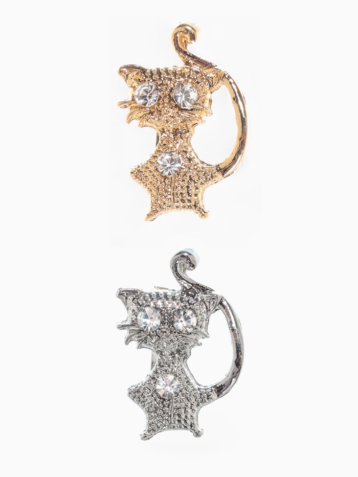 Брошь «Кошка», МИКС - Фото 1