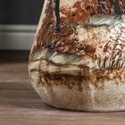 Ваза керамическая "Лилия", напольная, под шамот, природа, 67 см, авторская работа - Фото 4