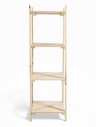 Стеллаж деревянный, 4 полки, 140×40×40 см, липа, напольный, «Добропаровъ» - Фото 2