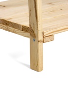 Стеллаж деревянный, 4 полки, 140×40×40 см, липа, напольный, «Добропаровъ» - Фото 6