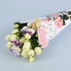 Конус для цветов "Роза флорибунда" серия цветы, 27х13 см - Фото 1