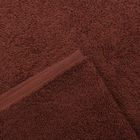 Полотенце махровое DO&CO SIRMA SOFT 50*90 см шоколадный, хлопок, 460 гр/м - Фото 4