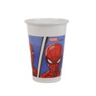 Стаканы пластиковые «Человек-паук», 200 мл, набор 8 шт. - фото 8289941