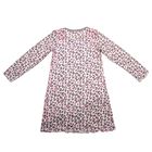 Сорочка ночная для девочки, рост 110 см (60), цвет розовый/серый CAK 5253_Д - Фото 6