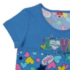 Сорочка ночная для девочки, рост 116 см (60), цвет синий CAK 5254_Д - Фото 4