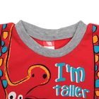 Пижама для мальчика, рост 122 см (64), цвет красный/серый меланж CAK 5270_Д - Фото 2