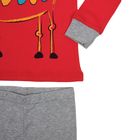 Пижама для мальчика, рост 122 см (64), цвет красный/серый меланж CAK 5270_Д - Фото 5