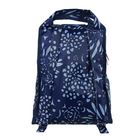 Рюкзак-сумка на молнии "Большие цветы", 1 отдел, 3 наружных кармана, синий - Фото 3