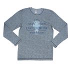 Футболка мужская с длинными рукавами, цвет серый, размер 48 - Фото 1