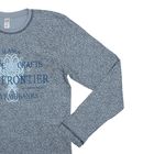 Футболка мужская с длинными рукавами, цвет серый, размер 48 - Фото 3