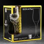 Набор бокалов для шампанского «Акация», стеклянный, 6 шт, 200 мл, гравировка, отводка золотом - Фото 2