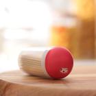 Зубочистки Доляна, 140-150 шт., в пластиковой баночке, МИКС - Фото 2