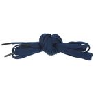 Шнурки для обуви, плоские, 12 мм, 160 см, цвет синий - Фото 3