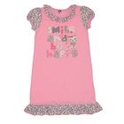 Сорочка ночная для девочки, рост 146 см (76), цвет розовый/серый CAJ 5260_Д - Фото 1