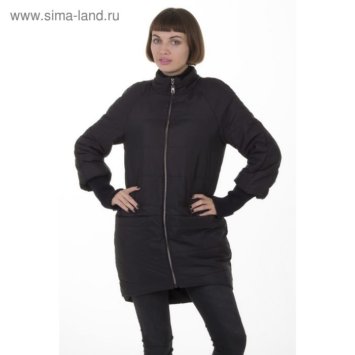Куртка женская, размер 42, рост 168, цвет черный (арт. 53) - Фото 1