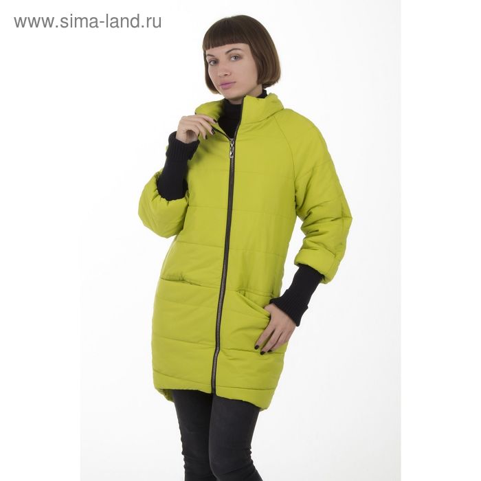 Куртка женская, размер 46, рост 168, цвет лайм (арт. 53) - Фото 1