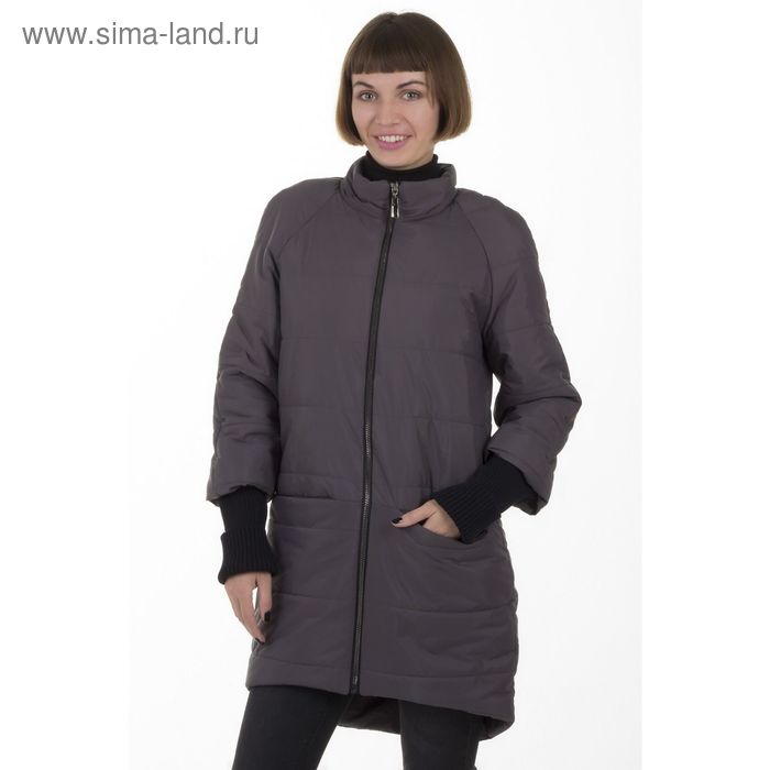 Куртка женская, размер 46, рост 168, цвет асфальт (арт. 53) - Фото 1