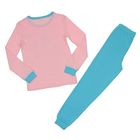 Пижама для девочки, рост 110 см (60), цвет светло-розовый/голубой CAK 5250_Д - Фото 7