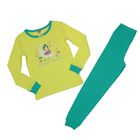 Пижама для девочки, рост 116 см (60), цвет салатовый/зелёный CAK 5250_Д - Фото 1
