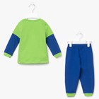 Пижама для мальчика, рост 92 см (56), цвет салатовый/синий CAB 5262_М - Фото 3