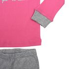 Пижама для девочки, рост 116 см (60), цвет розовый/серый меланж CAK 5250_Д - Фото 5