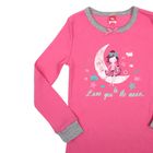 Пижама для девочки, рост 104 см (56), цвет розовый/серый меланж CAK 5250_Д - Фото 4