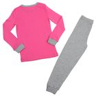 Пижама для девочки, рост 104 см (56), цвет розовый/серый меланж CAK 5250_Д - Фото 7